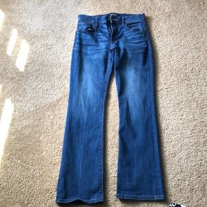 NWOT Express barely bootcut jeans
